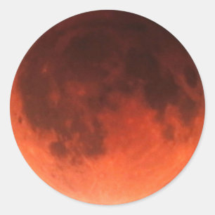 Sticker Rond Tetrad de lune de sang