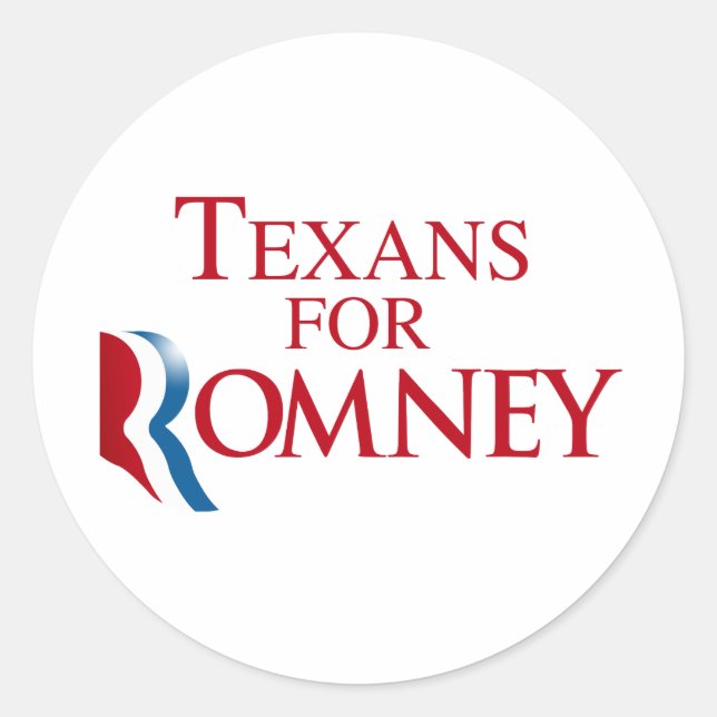 Sticker Rond TEXANS POUR ROMNEY.png (Devant)