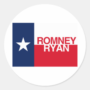 Sticker Rond TEXANS POUR ROMNEY RYAN.png