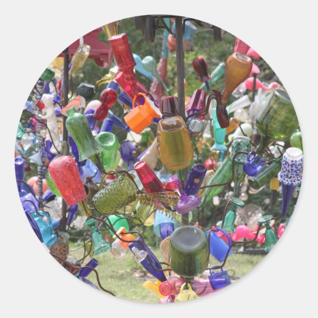 Sticker Rond Texas Bottle Tree (Devant)