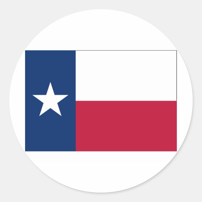 Sticker Rond Texas FLAG International (Devant)