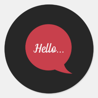 Sticker rond texte personnalisé, brillant, petit,