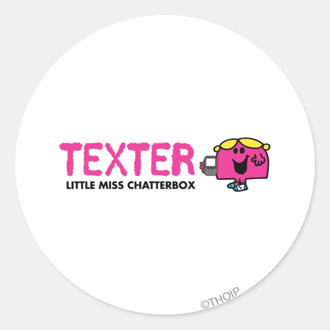 Sticker Rond Texter (Devant)