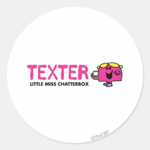 Sticker Rond Texter