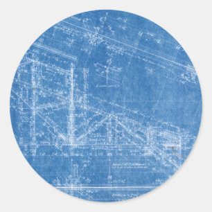 Sticker Rond texture du plan