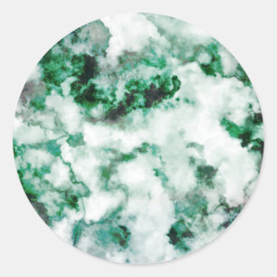 Sticker Rond Texture marbrée de quartz
