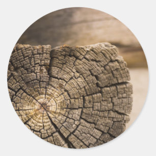 Sticker Rond Textures de vieux Cabines