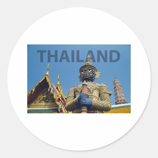 Sticker Rond Thaïlande (Devant)
