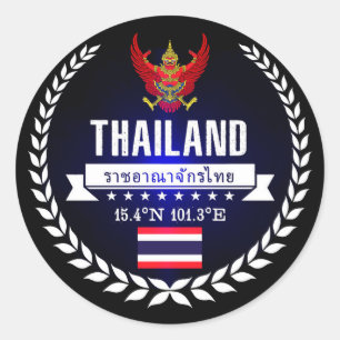 Sticker Rond Thaïlande