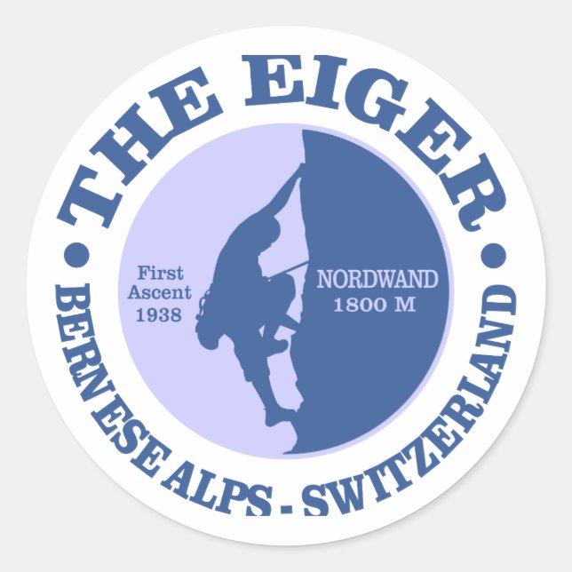Sticker Rond The Eiger (Devant)