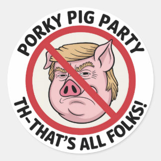 Sticker Rond The Final Snort: Ending the Political Monopoly