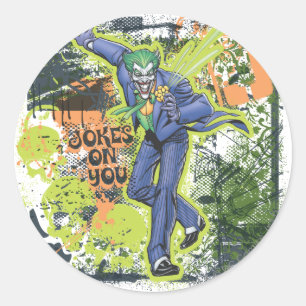 Sticker Rond The Joker Collage