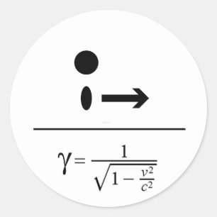 Sticker Rond The Lorentz Factor