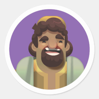 Sticker Rond The Shepherd's Song Stickers: Jacob