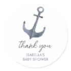 Thème Ancre Voile Merci Baby shower Favoriser