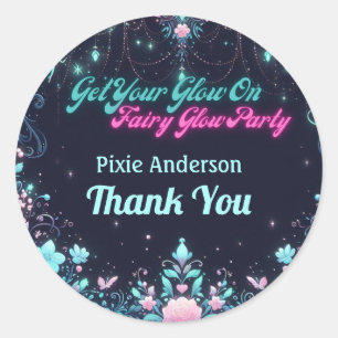 Sticker Rond Thème Fairy Fairy Party - Fairytale After Dark