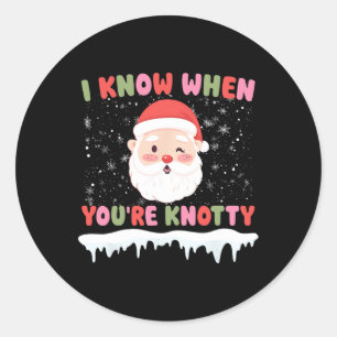Sticker Rond Thérapeute physique amusant Noël Pt Thérapist Xm