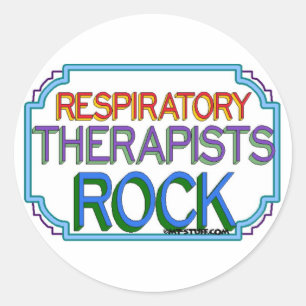 Sticker Rond Thérapies respiratoires Rock