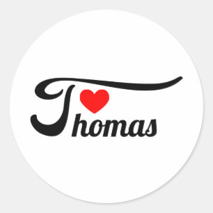 Sticker Rond Thomas