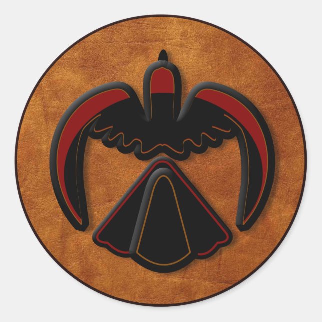 Sticker Rond Thunderbird (Devant)