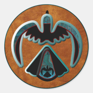 Sticker Rond Thunderbird