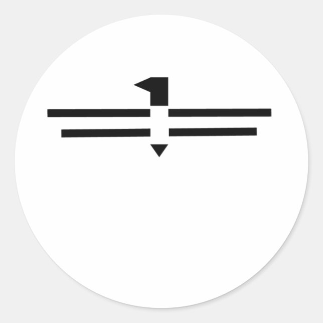 Sticker Rond Thunderbird # 2 (Devant)