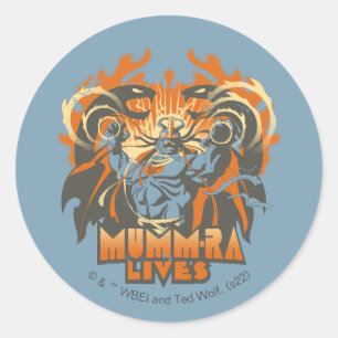 Sticker Rond ThunderCats   Mumm-Ra Vit