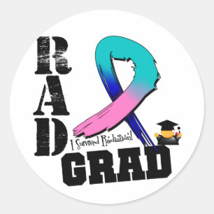 Sticker Rond Thyroïde Cancer Radiation Thérapie RAD Grad