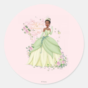 Sticker Rond Tiana - Rêves de contes de fées