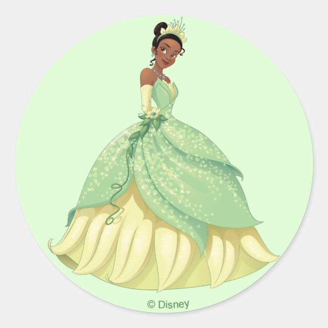 Sticker Rond Tiana | Sans peur (Devant)