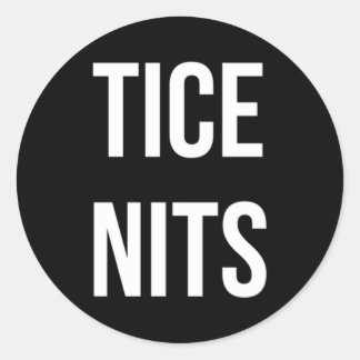 Sticker Rond Tice Nits