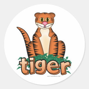 STICKER ROND TIGER !