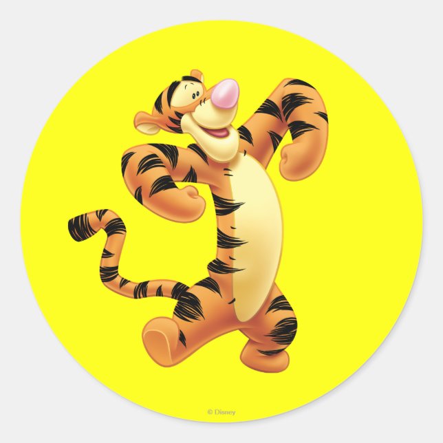 Sticker Rond Tigre 2 (Devant)