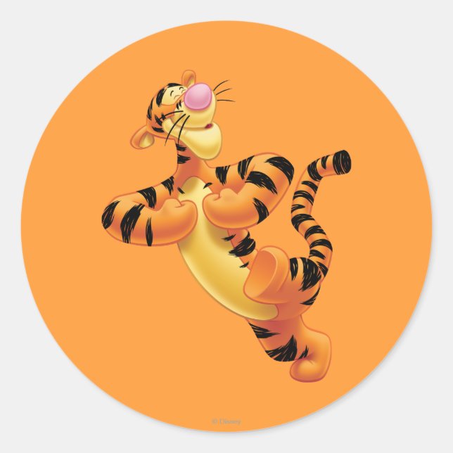 Sticker Rond Tigre 6 (Devant)