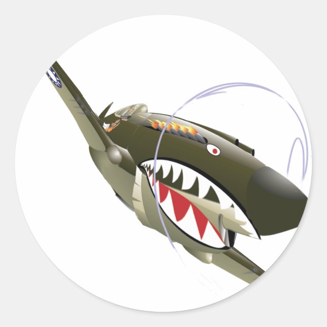 STICKER ROND TIGRE VOL (Devant)