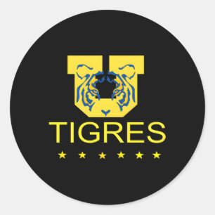 Sticker Rond Tigres Team Football Football Uanl Monterrey