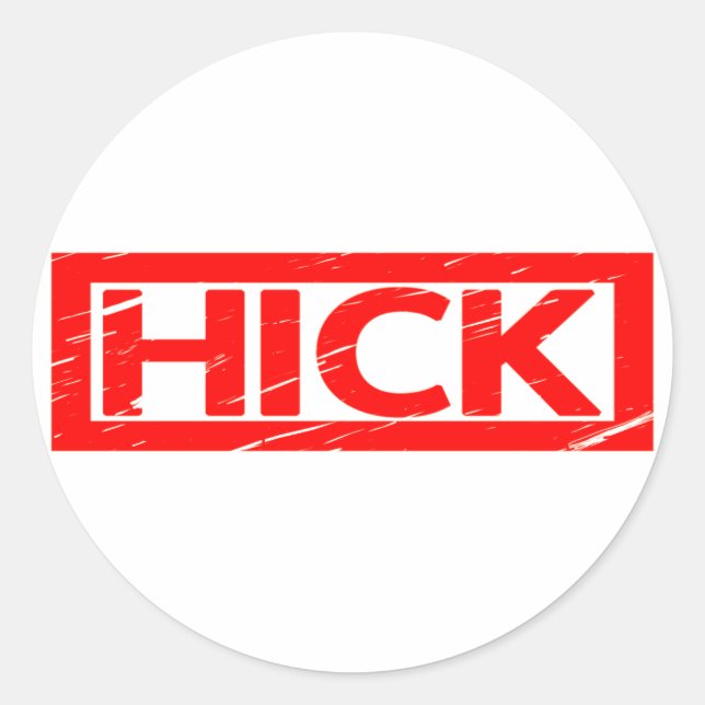 Sticker Rond Timbre (Devant)