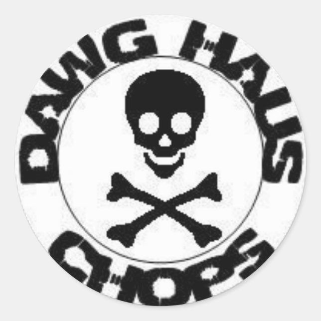 Sticker Rond timbre (Devant)