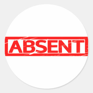 Sticker Rond Timbre absent