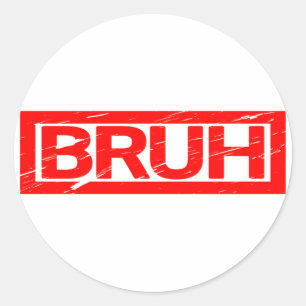 Sticker Rond Timbre Brut