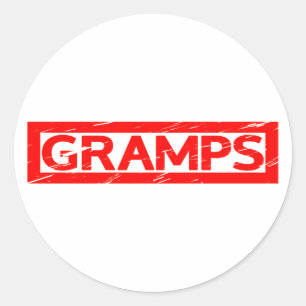 Sticker Rond Timbre de Gramps