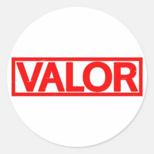 Sticker Rond Timbre de valeur