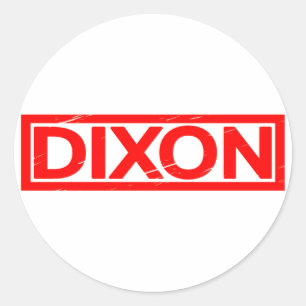 Sticker Rond Timbre Dixon