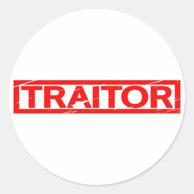 Sticker Rond Timbre du traducteur (Devant)