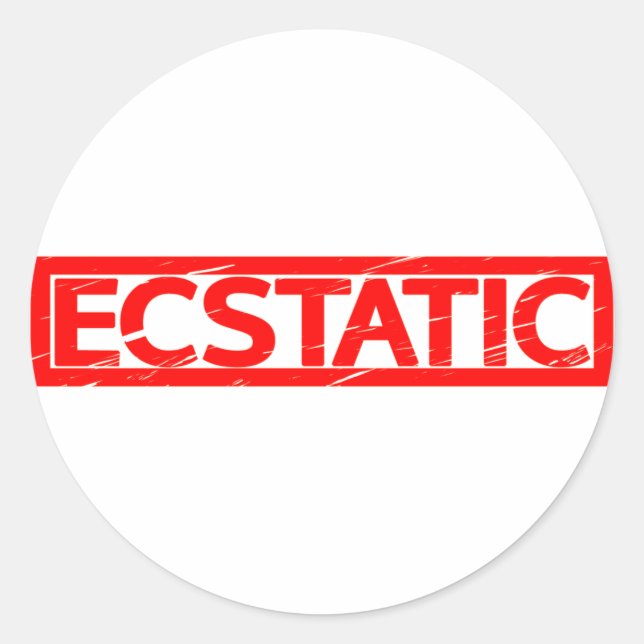 Sticker Rond Timbre électrostatique (Devant)