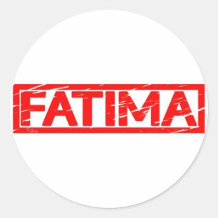 Sticker Rond Timbre Fatima