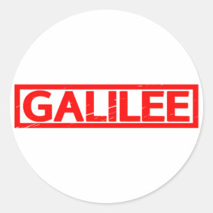 Sticker Rond Timbre Galilee