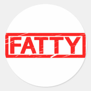 Sticker Rond Timbre gras