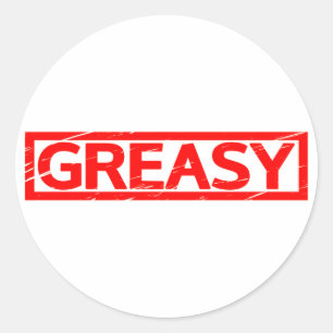 Sticker Rond Timbre gras