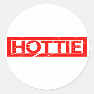 Sticker Rond Timbre Hottie
